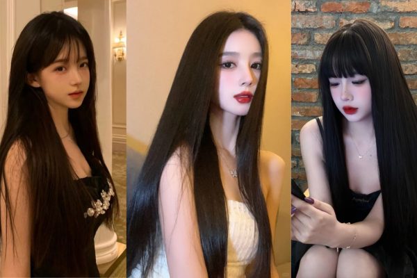 Ảnh Gái Xinh Tóc Dài Chuẩn Nàng Thơ Khiến Tim Rụng Lộp Độp